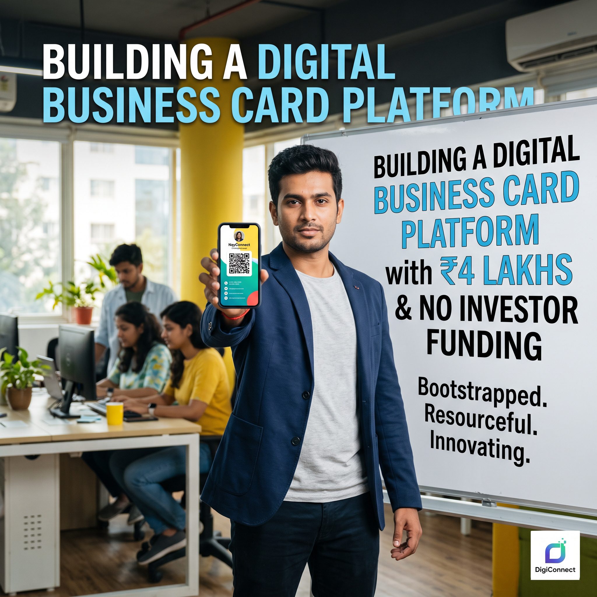 Building a Digital Business Card Platform With ₹4 Lakhs and No Investor Funding 1 Building_digital_business_card_p…_202607011458