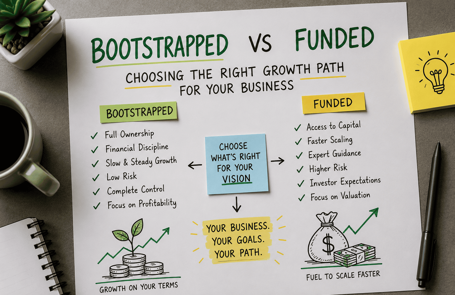 Bootstrapped vs Funded