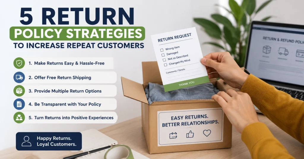 5 Return Policy Strategies to Increase Repeat Customers