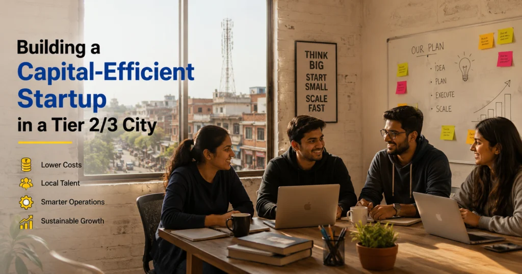 Building a Capital-Efficient Startup in a Tier 2/3 City