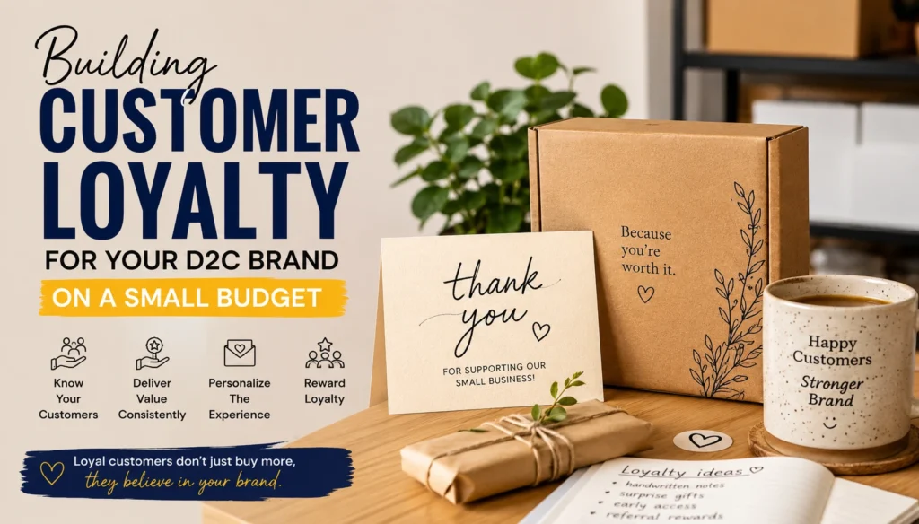 Building Customer Loyalty for Your D2C Brand on a Small Budget