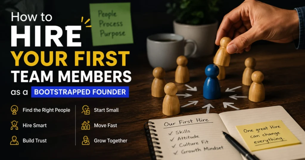 How to Hire Your First Team Members as a Bootstrapped Founder
