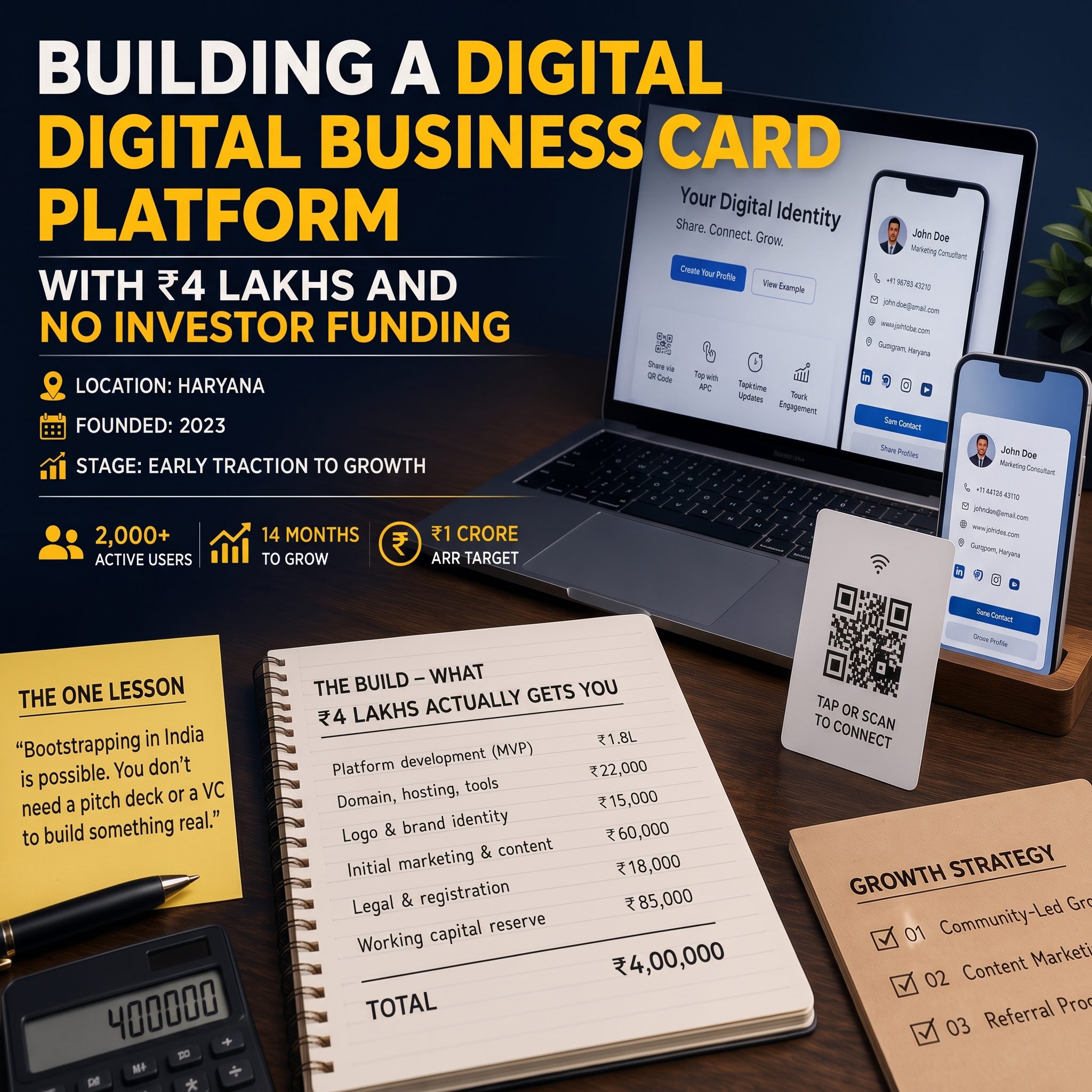 Building a Digital Business Card Platform With ₹4 Lakhs and No Investor Funding 4 isko_regenerate_kardo_1_1_2K_202607011457