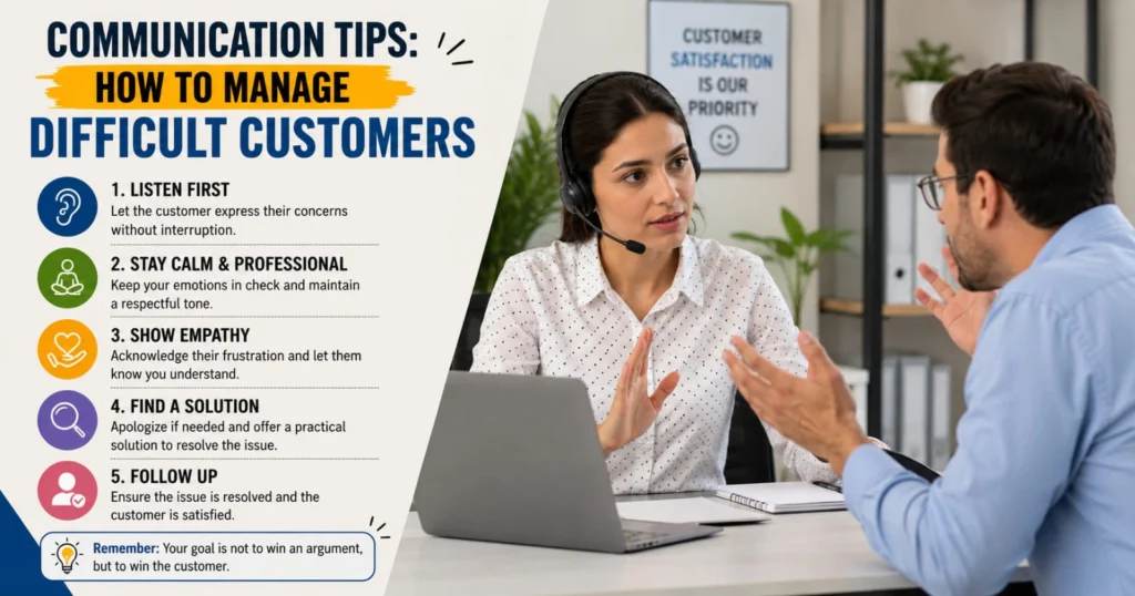 Communication Tips: How To Manage Difficult Customers