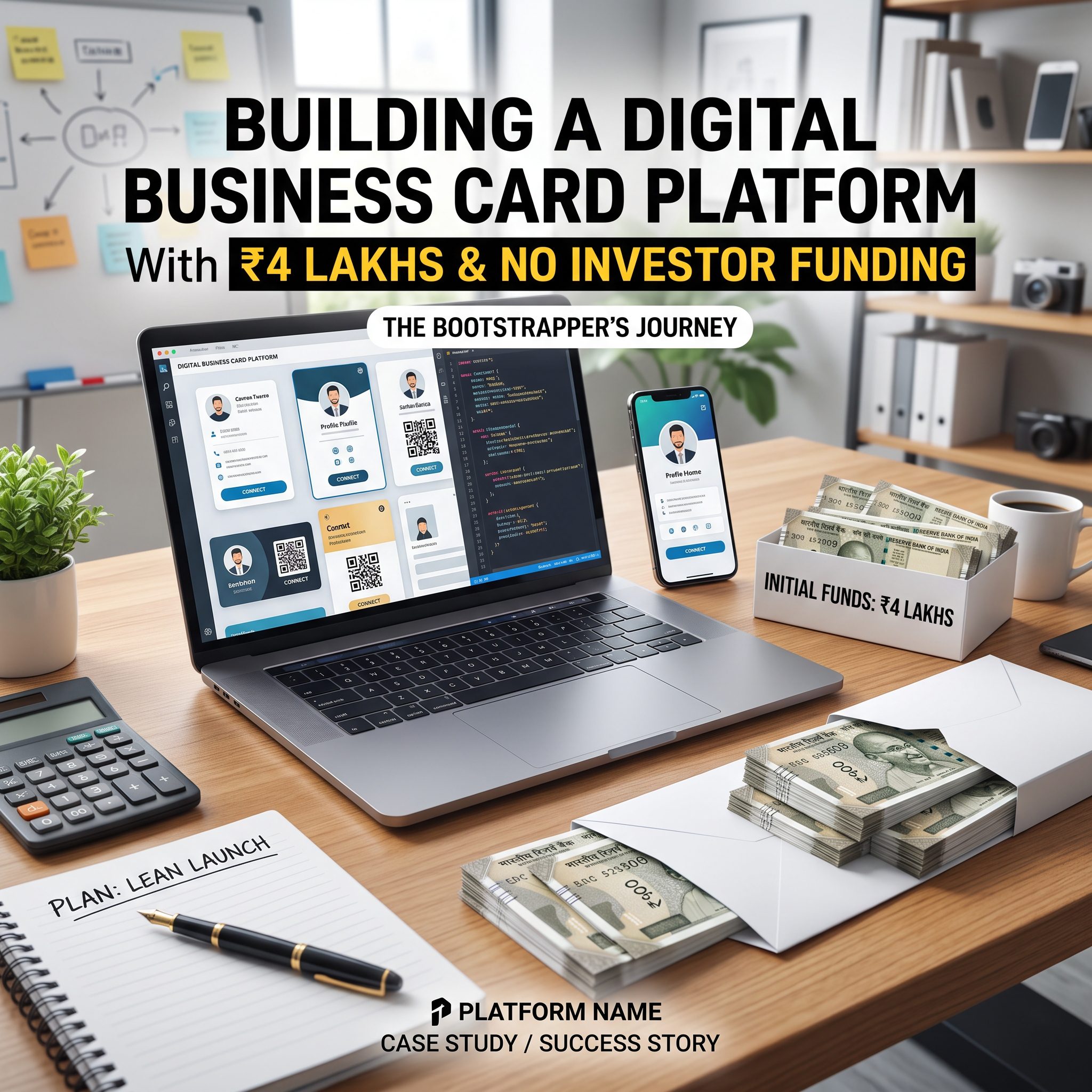 Building a Digital Business Card Platform With ₹4 Lakhs and No Investor Funding 3 yah_mera_topic_hai_iska_202607011458